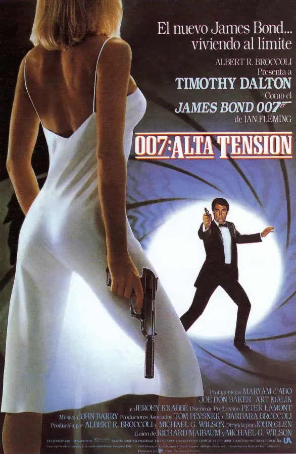 Cartel de 007: Alta tensión (1987)