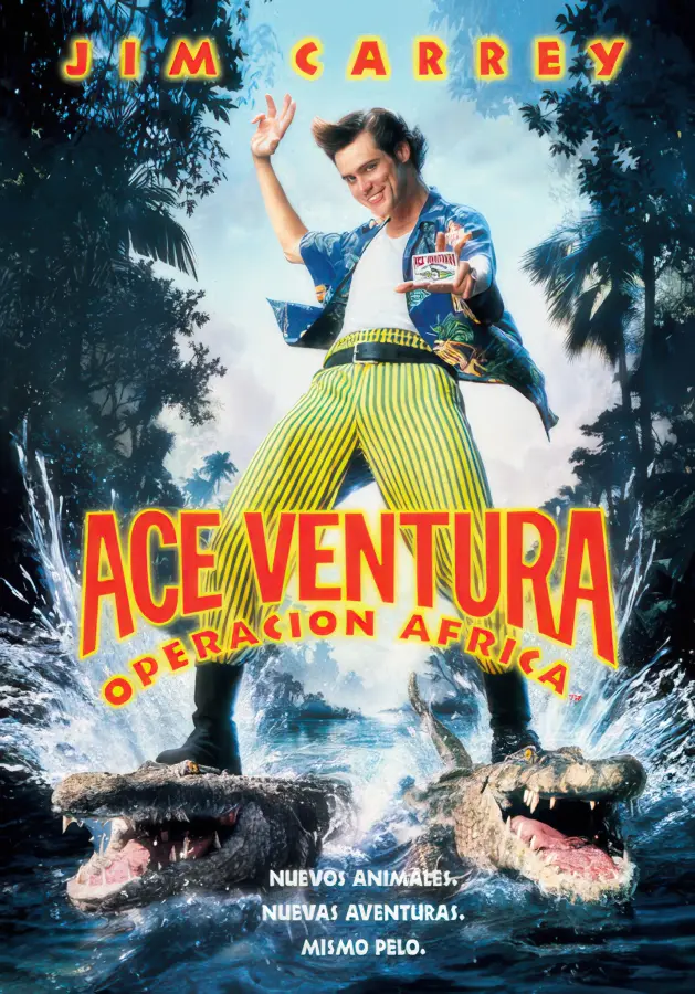 Cartel de Ace Ventura II: Operación África (1995)