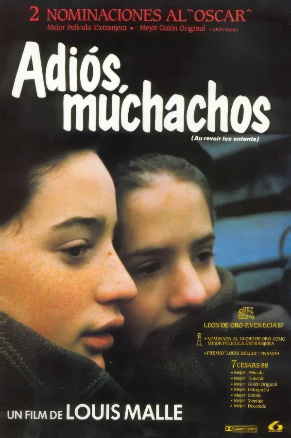 Cartel de Adiós, muchachos (1987)