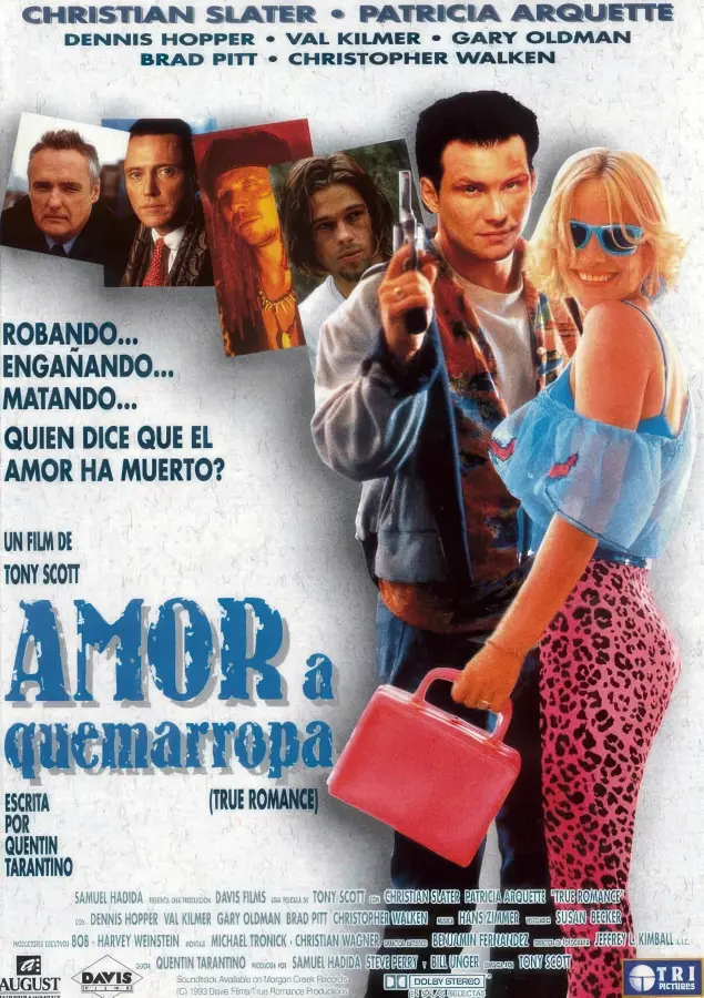Cartel de 'Amor a quemarropa' (1993)