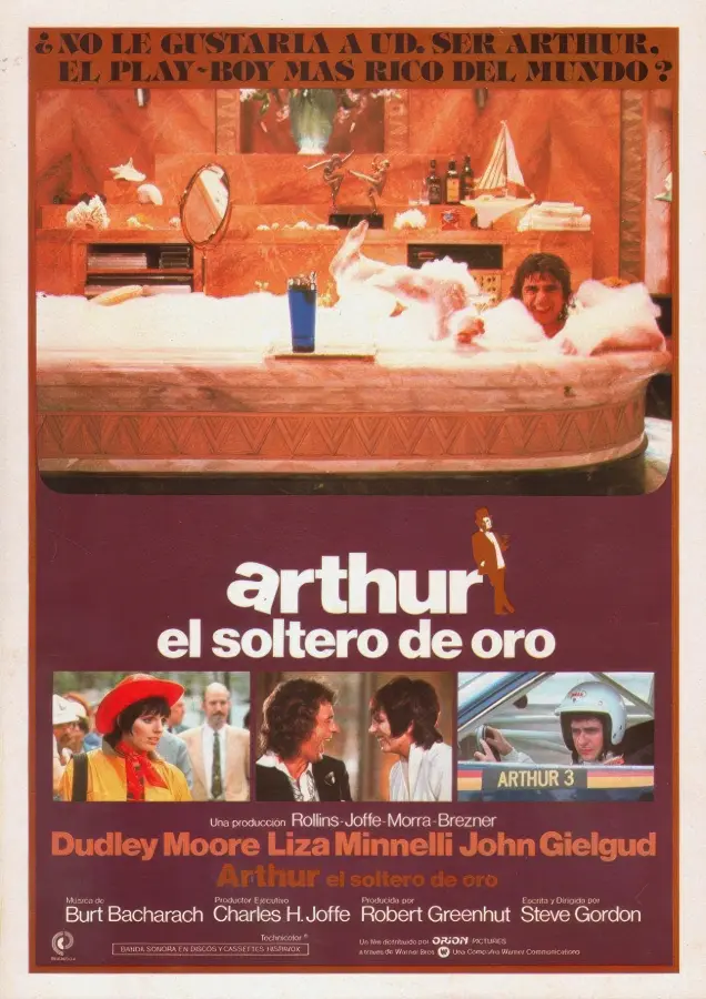 Cartel de 'Arthur, el soltero de oro' (1981)
