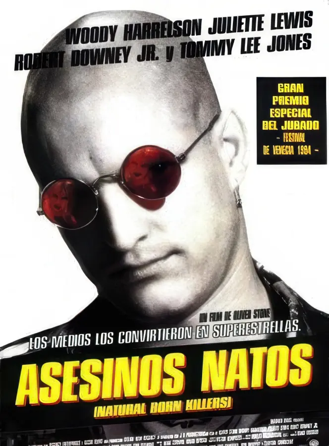 Cartel de 'Asesinos natos' (1994)