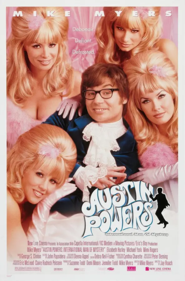 Cartel de 'Austin Powers' (1997)