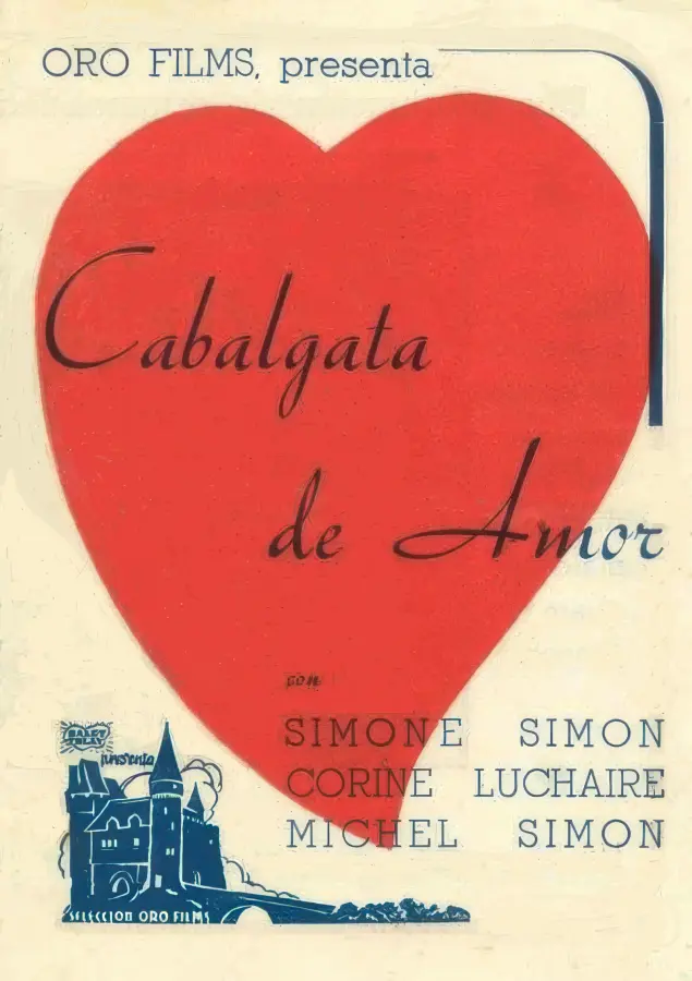 Cartel de 'Cabalgata de amor' (1939)