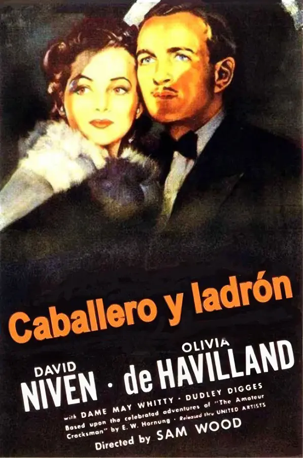 Cartel de 'Caballero y ladrón (1939)' (1939)