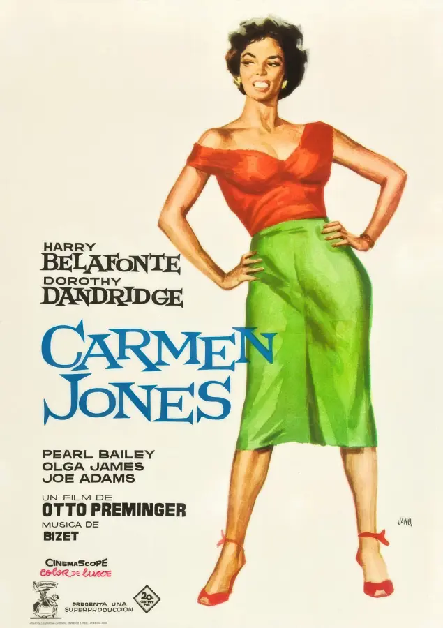 Cartel de 'Carmen Jones' (1954)