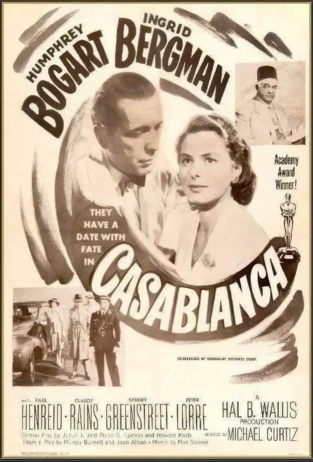 Cartel de 'Casablanca' (1942)