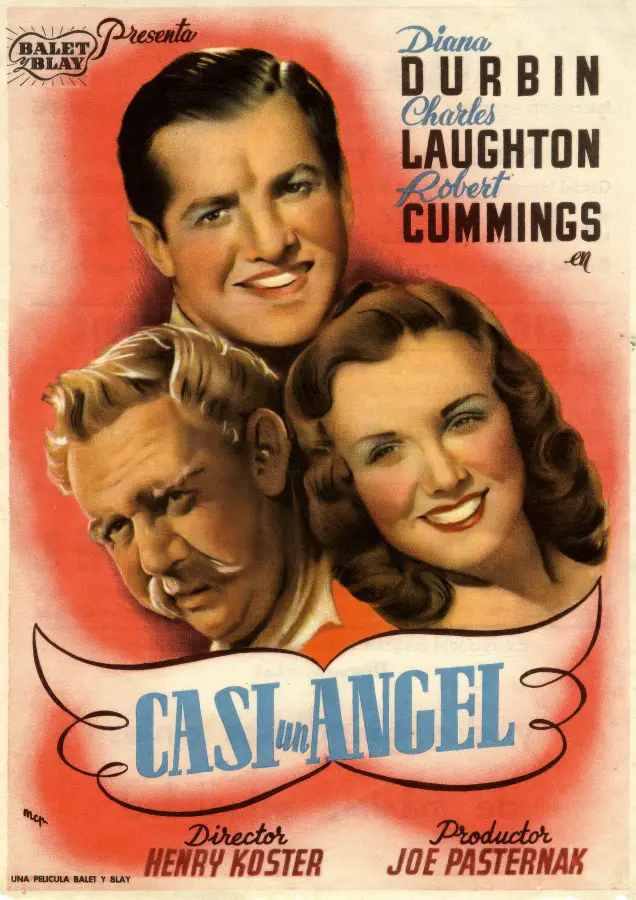 Cartel de 'Casi un ángel' (1941)