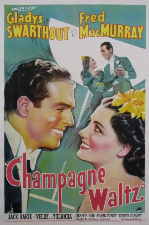Cartel de 'Champagne Waltz' (1937)