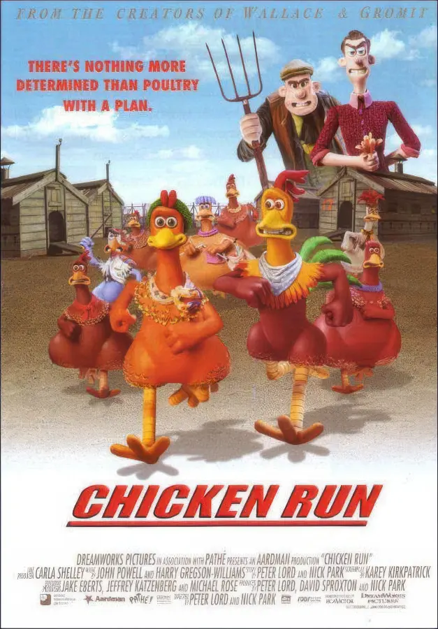 Cartel de 'Chicken Run: Evasión en la granja' (2000)