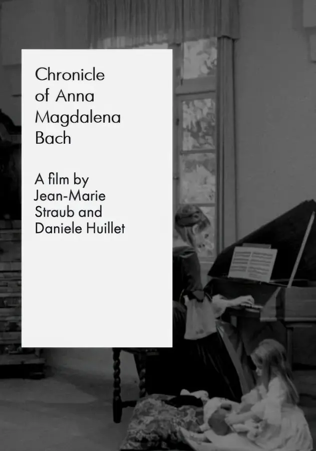 Cartel de 'Crónica de Anna Magdalena Bach' (1968)