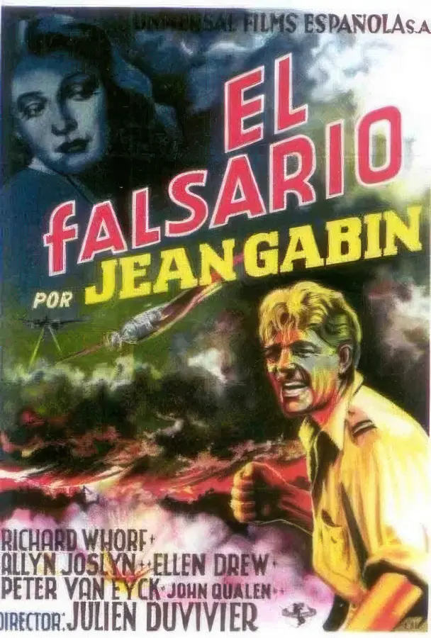 Cartel de 'El falsario' (1944)