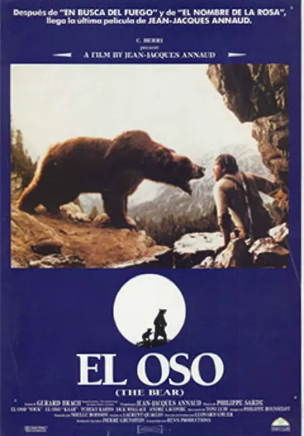 Cartel de 'El oso' (1988)