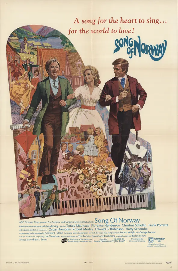 Cartel de 'Canción de Noruega' (1970)
