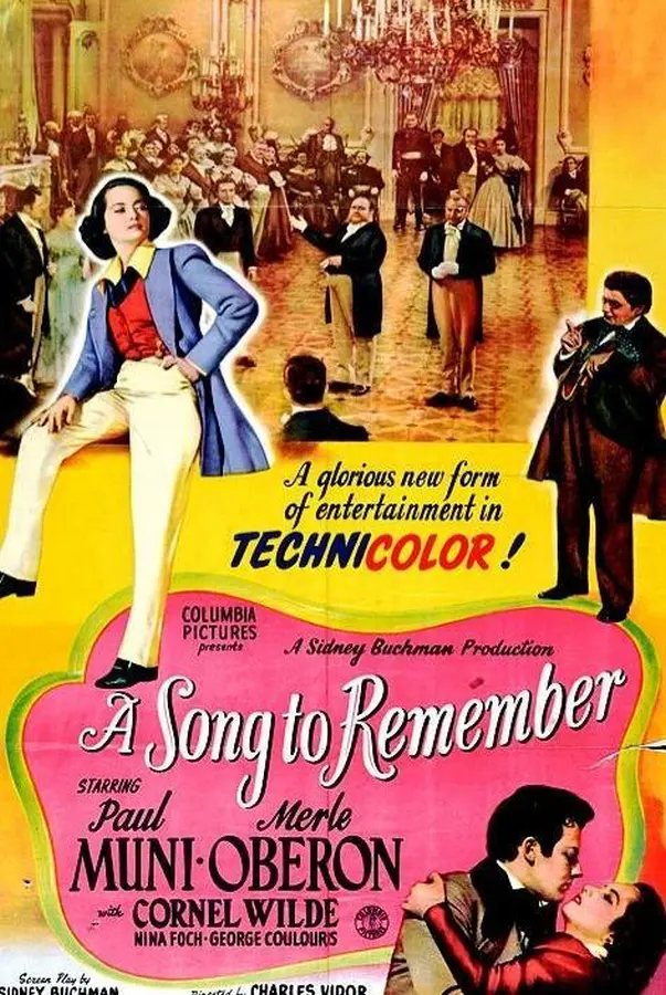 Cartel de 'Canción inolvidable' (1945)