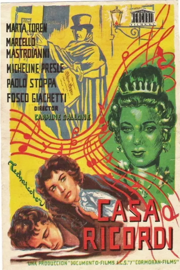 Cartel de 'Casa Ricordi' (1954)
