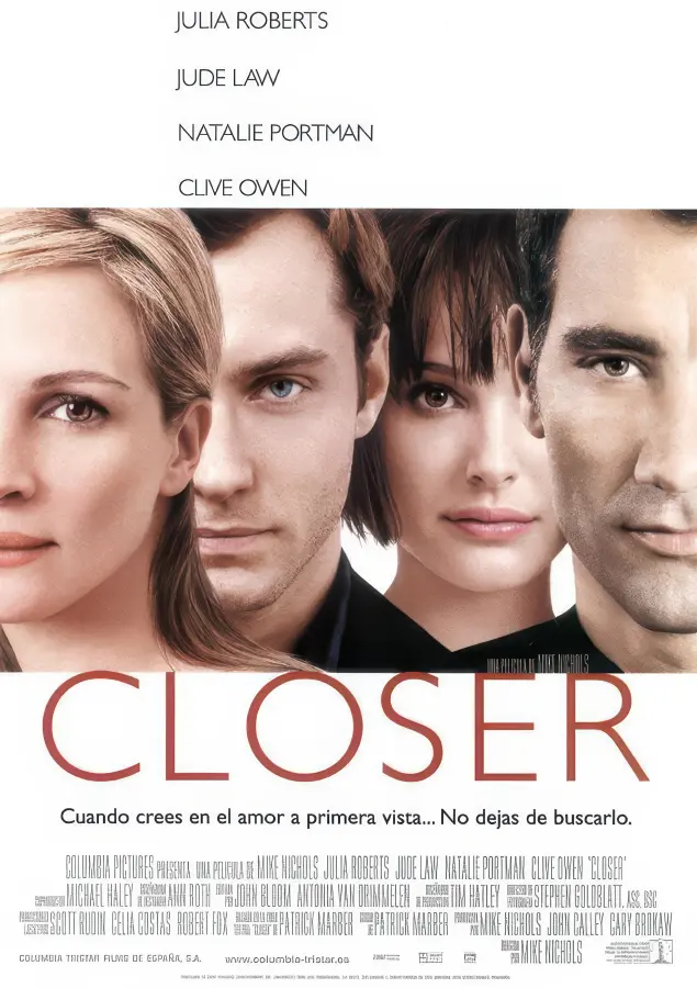 Cartel de 'Closer (Cegados por el deseo)' (2004)