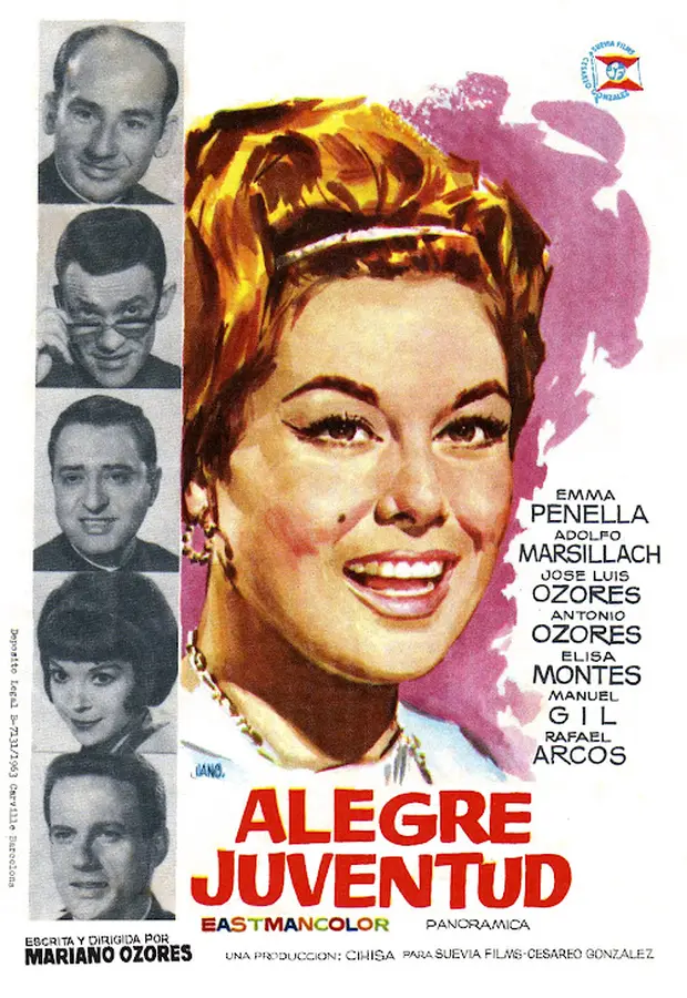 Cartel de Alegre juventud (1963)