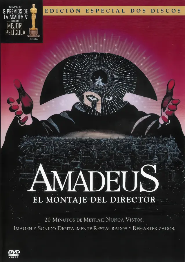 Carátula de 'Amadeus el montaje del director' (2002)